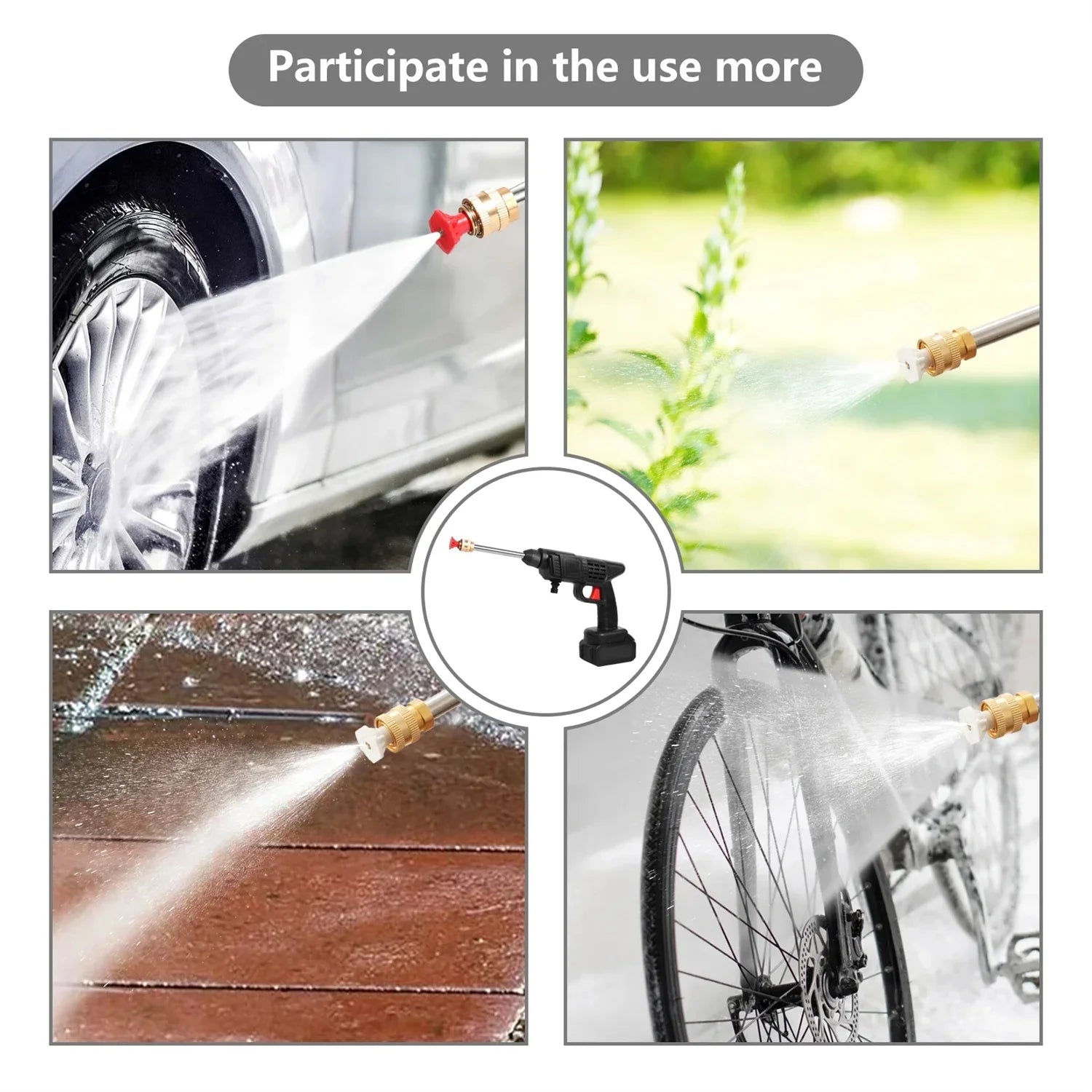 Baseus Car Water Gun High Pressure Washer