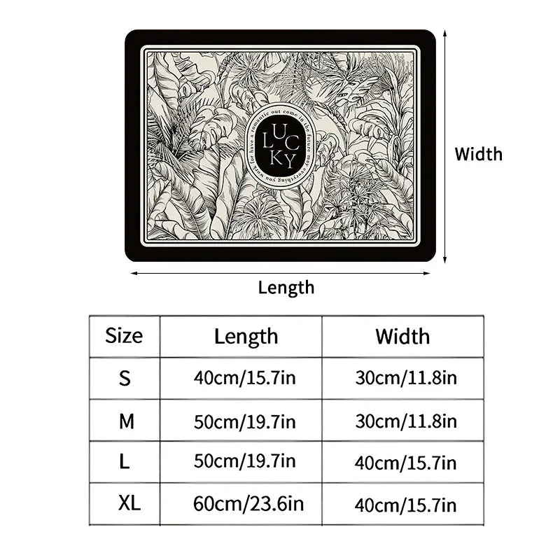 Super Absorbent Dish Drying Mat